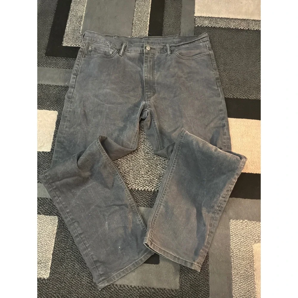 Levi's 541 Athletic‎ Taper Jeans Mens 40x32 Dark Grey Excellent